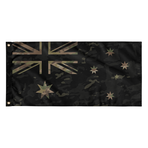 Australian Flag - MC On MC Black