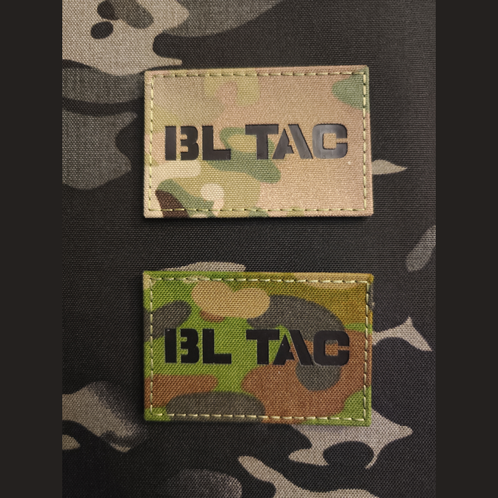Customised Laser-Cut Call Sign/Info Shoulder Patch - 75x50mm