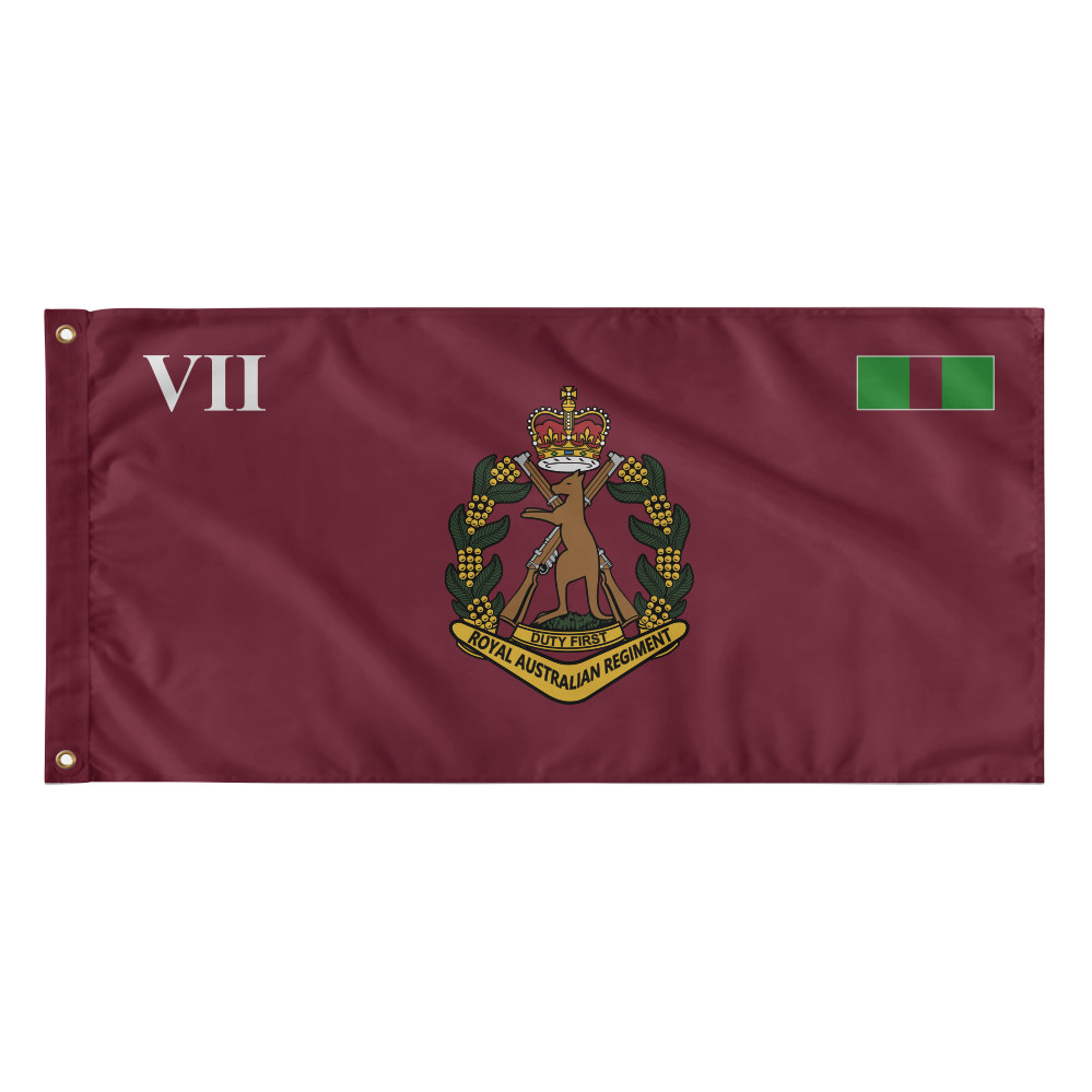 7 Royal Australian Regiment (RAR) 7th Battalion Flag