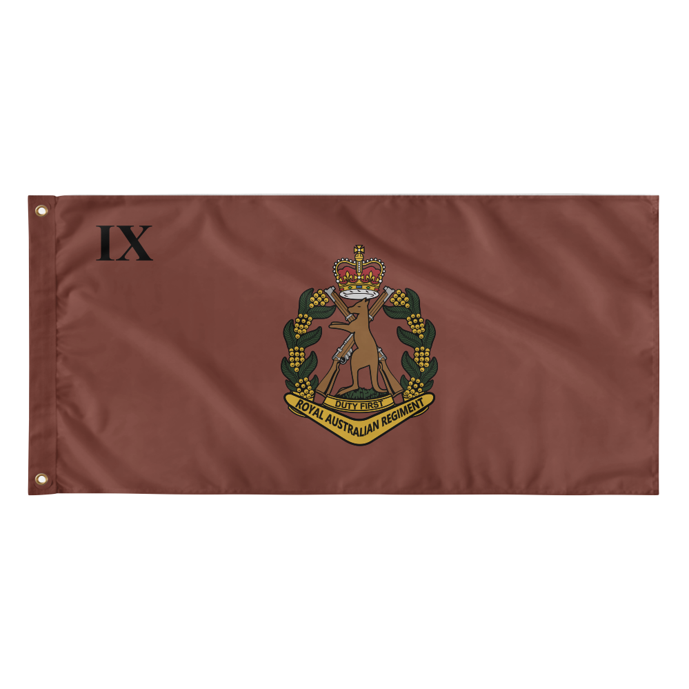 9 Royal Australian Regiment (RAR) 9th Battalion Flag