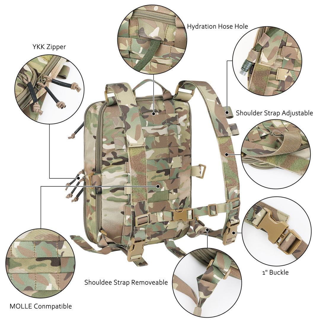 D3CR Chest Rig Plus Flatpack D3 Backpack