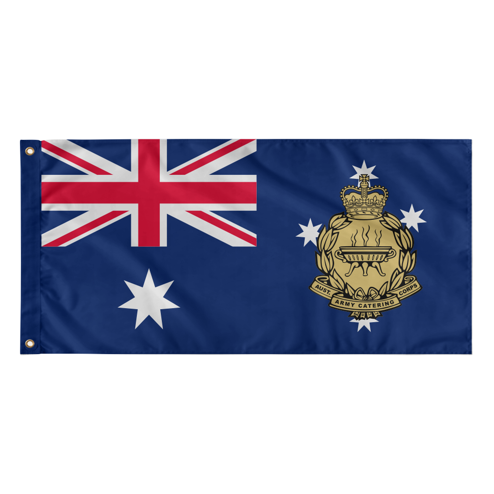 Australian Army Catering Corps (AACC) Badge Flag