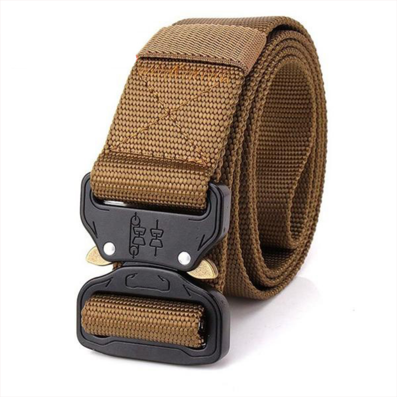 Khaki Quick Release Metal Buckle 2 inch Tactical Belt M / United States