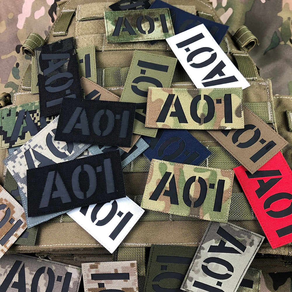 Customised Laser-Cut Call Sign/Info Shoulder Patch - 75x50mm