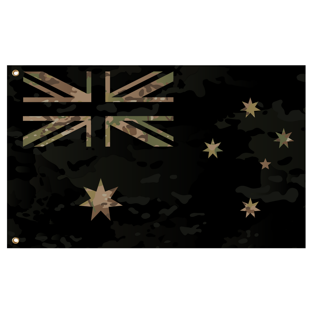 Australian Flag - MC On MC Black
