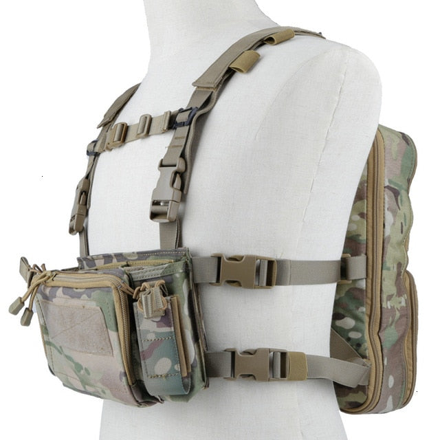 Flat Pack D3 Chest Rig Hydration Backpack Set