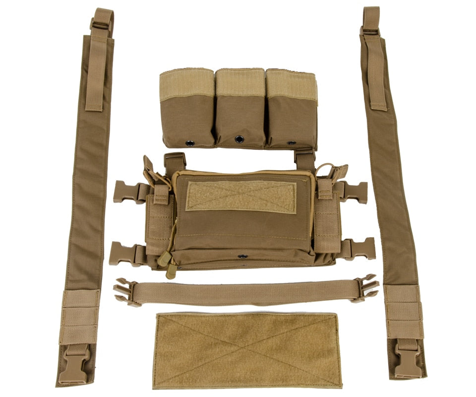 Flat Pack D3 Chest Rig Hydration Backpack Set