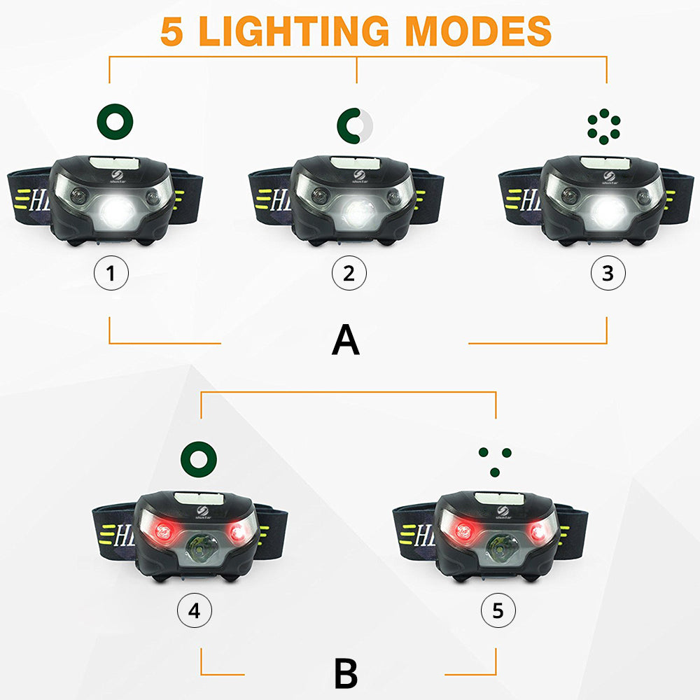 LED Headlamp - Bearded Lion