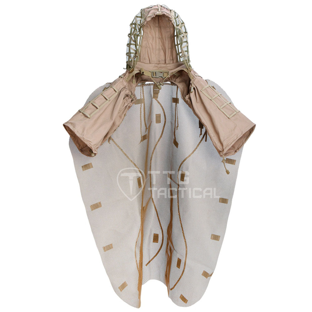 Ghillie Suit Detachable Cape - Bearded Lion