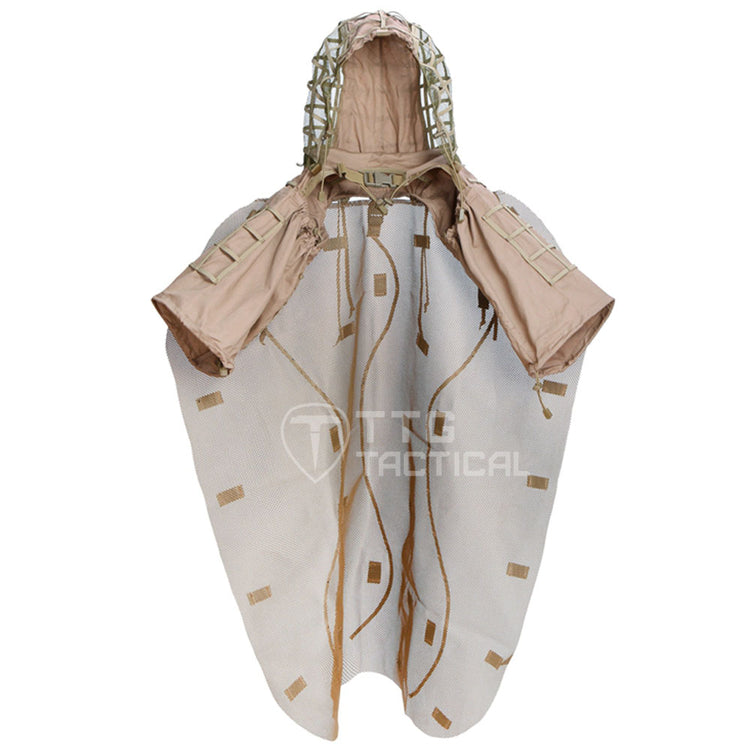 Ghillie Suit Detachable Cape - Bearded Lion