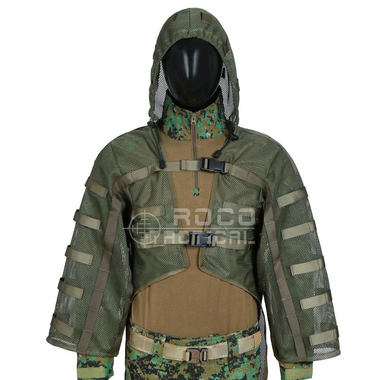 Half Length DIY Ghillie Suit Foundation - Bearded Lion