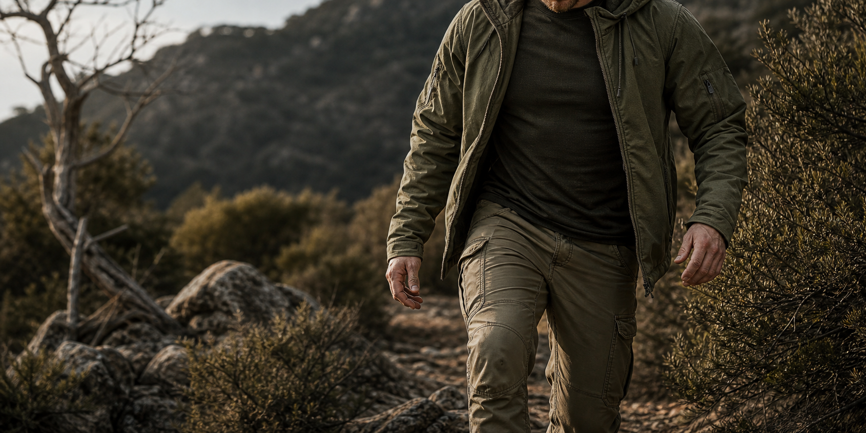 BL TAC Clothing collection banner showing tactical clothing and field wear
