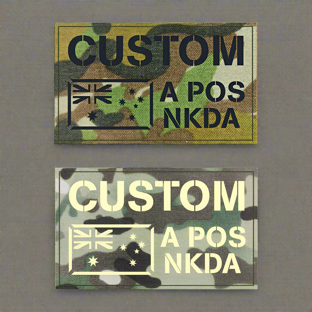 Customised Laser-cut Info Patch with ANF - 100x60mm