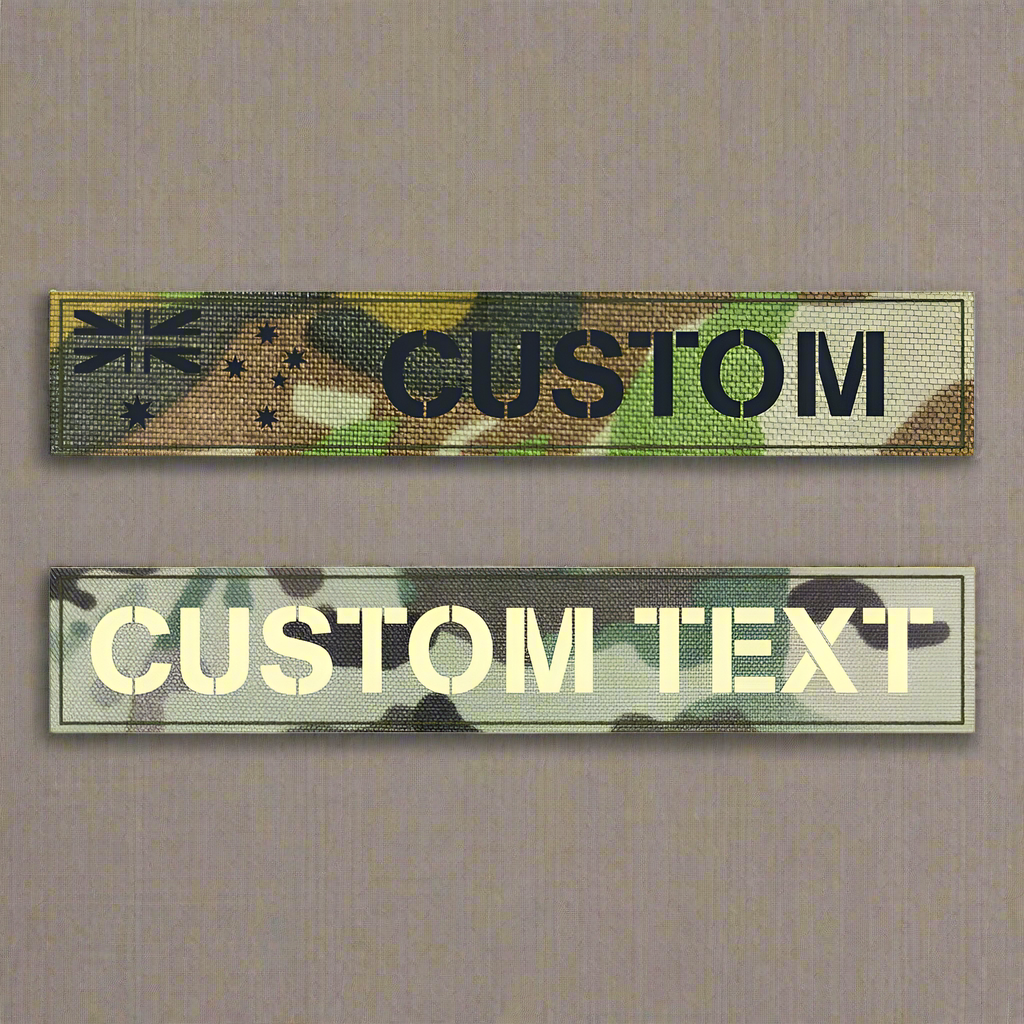 Customised Laser-cut Name Patch - 140x25mm