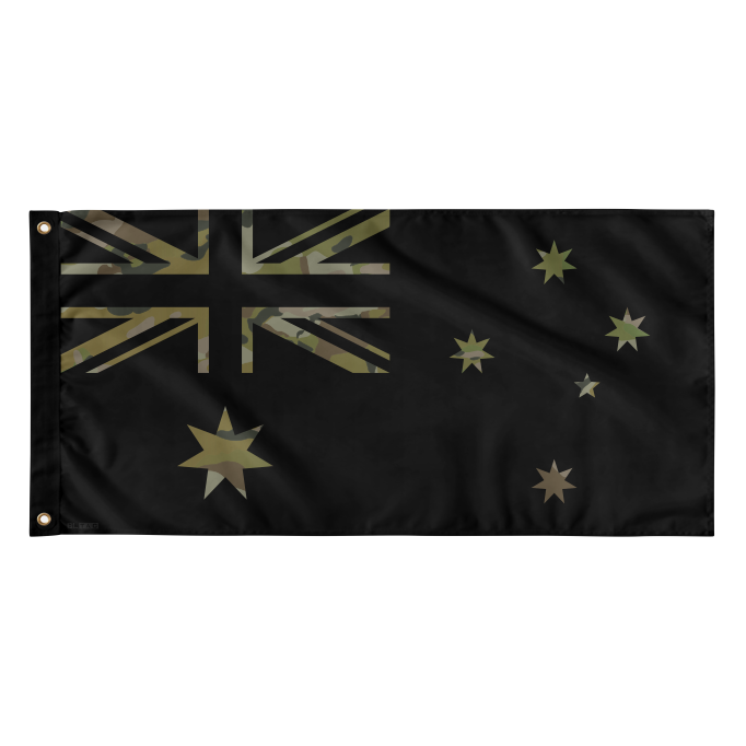 Australian Flag - AMC on Black