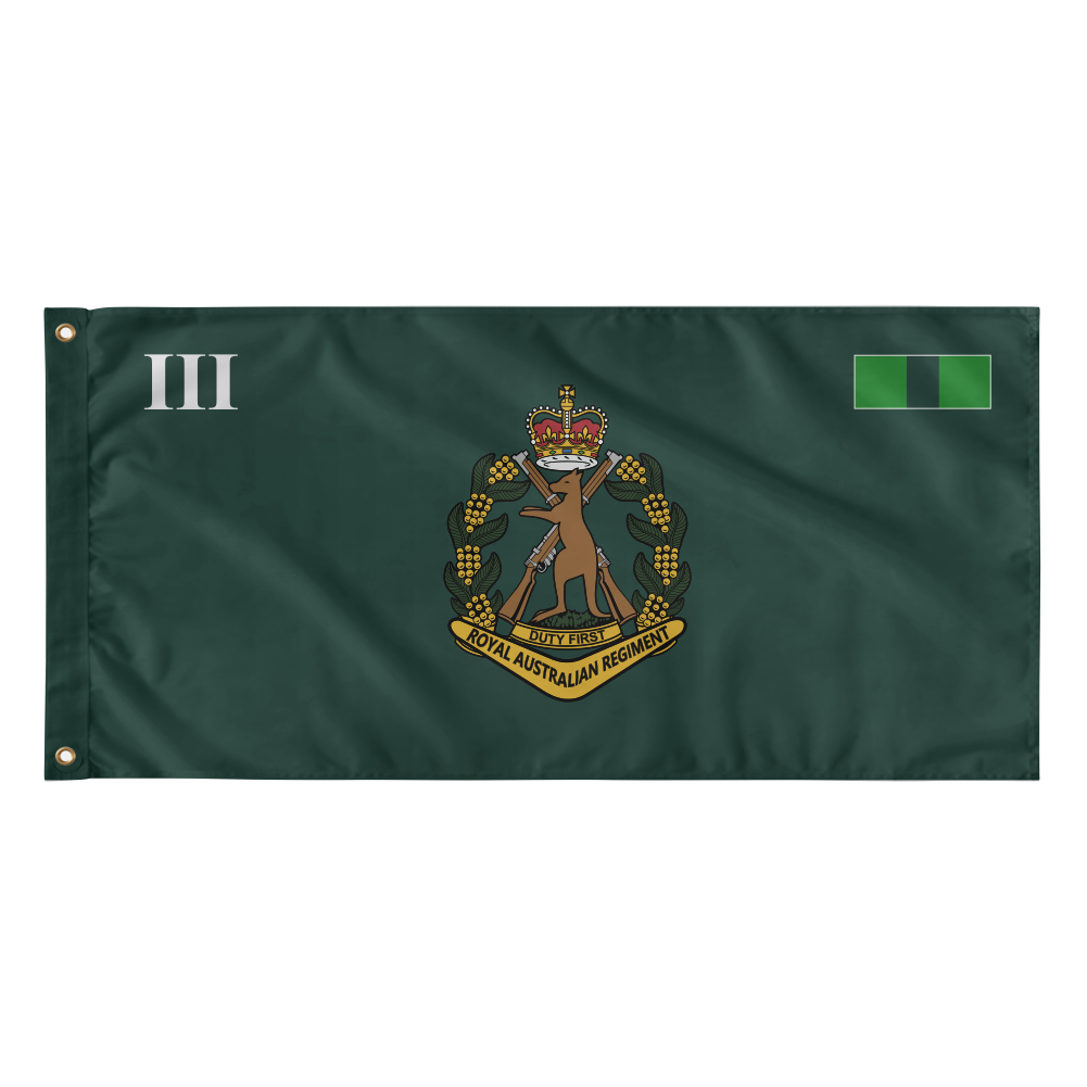 3 Royal Australian Regiment (RAR) 3rd Battalion Flag – BL TAC