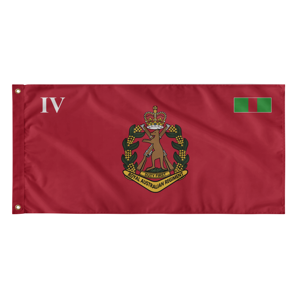 4 Royal Australian Regiment (RAR) 4th Battalion Flag