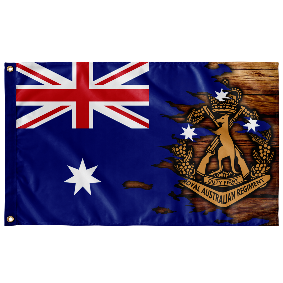 Australian Flag with Skippy Badge