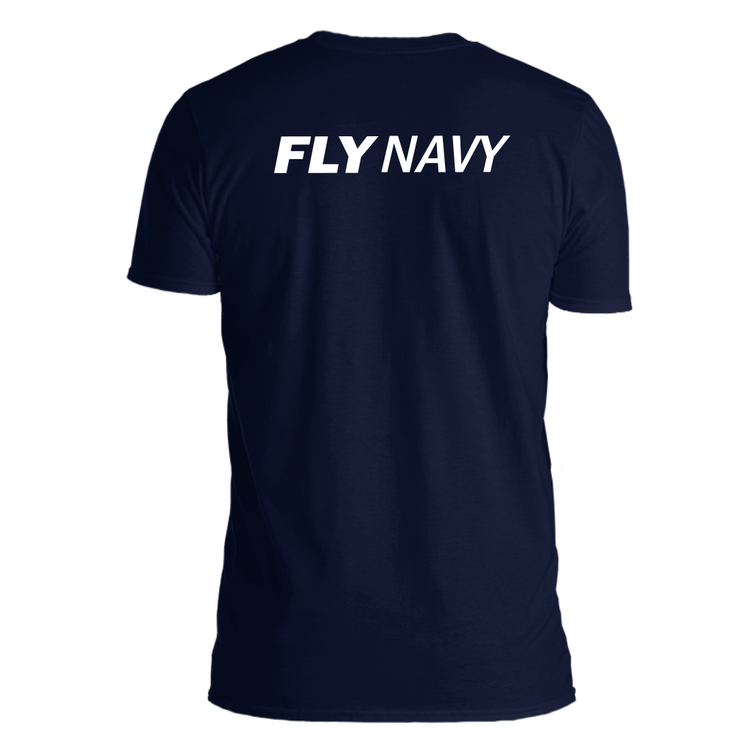723 SQN T-Shirt FLY NAVY - Back Print Only - BL TAC