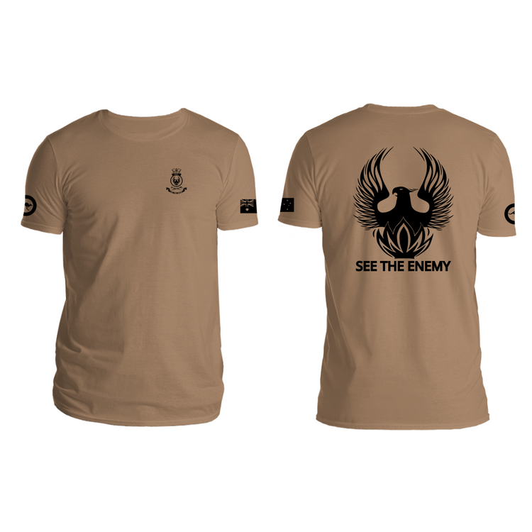 822X SQN Crest Classic T-Shirt - BL TAC