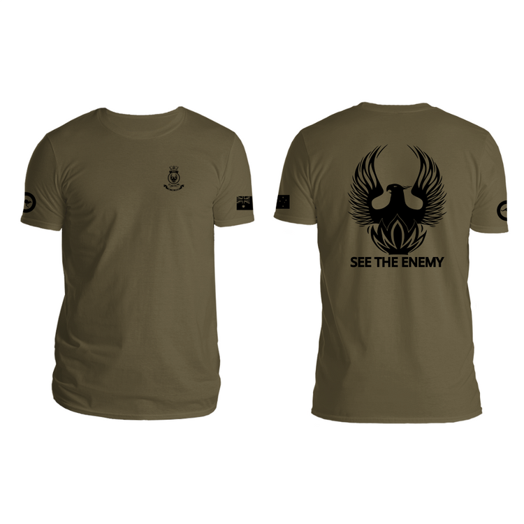 822X SQN Crest Classic T-Shirt - BL TAC