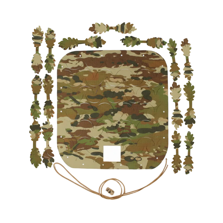Australian Military Camouflage AMCU Helmet Scrim plus leaf cutouts 