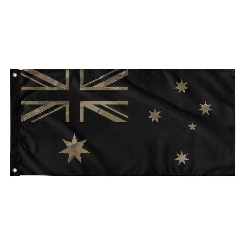 Australian Flag - AMC on Black