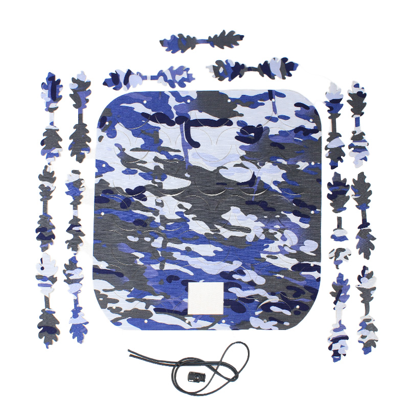 Australian Military Camouflage GPU Helmet Scrim plus leaf cutouts 