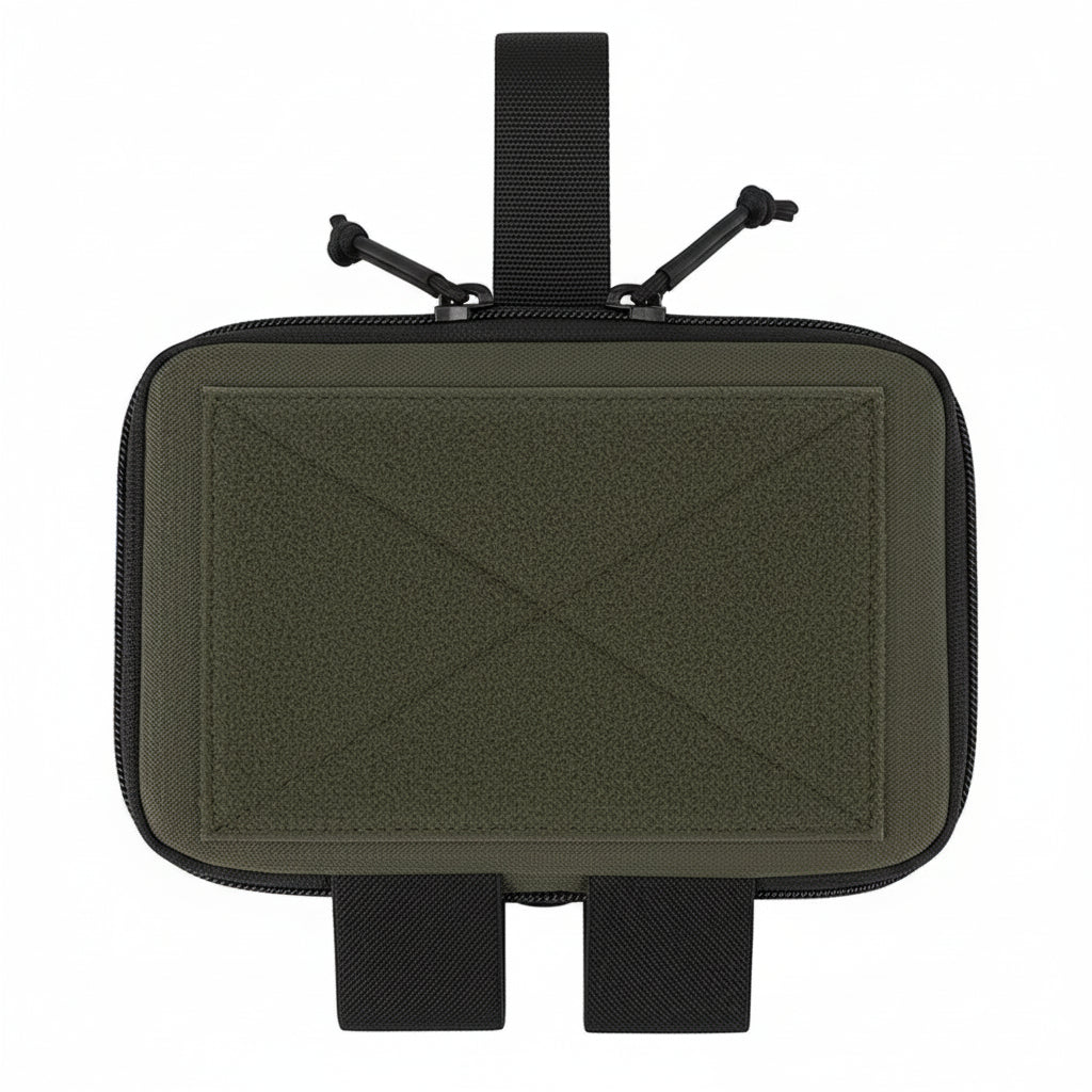 Green tactical pouch with Krydex logo on a white background