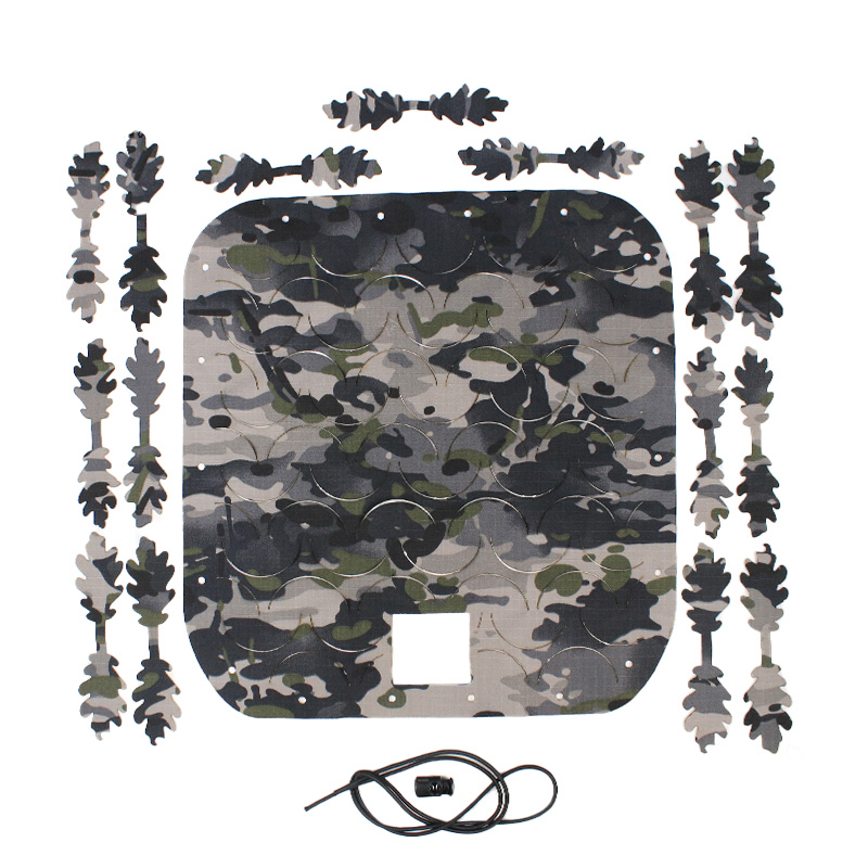 Australian Military Camouflage MMPU Helmet Scrim plus leaf cutouts