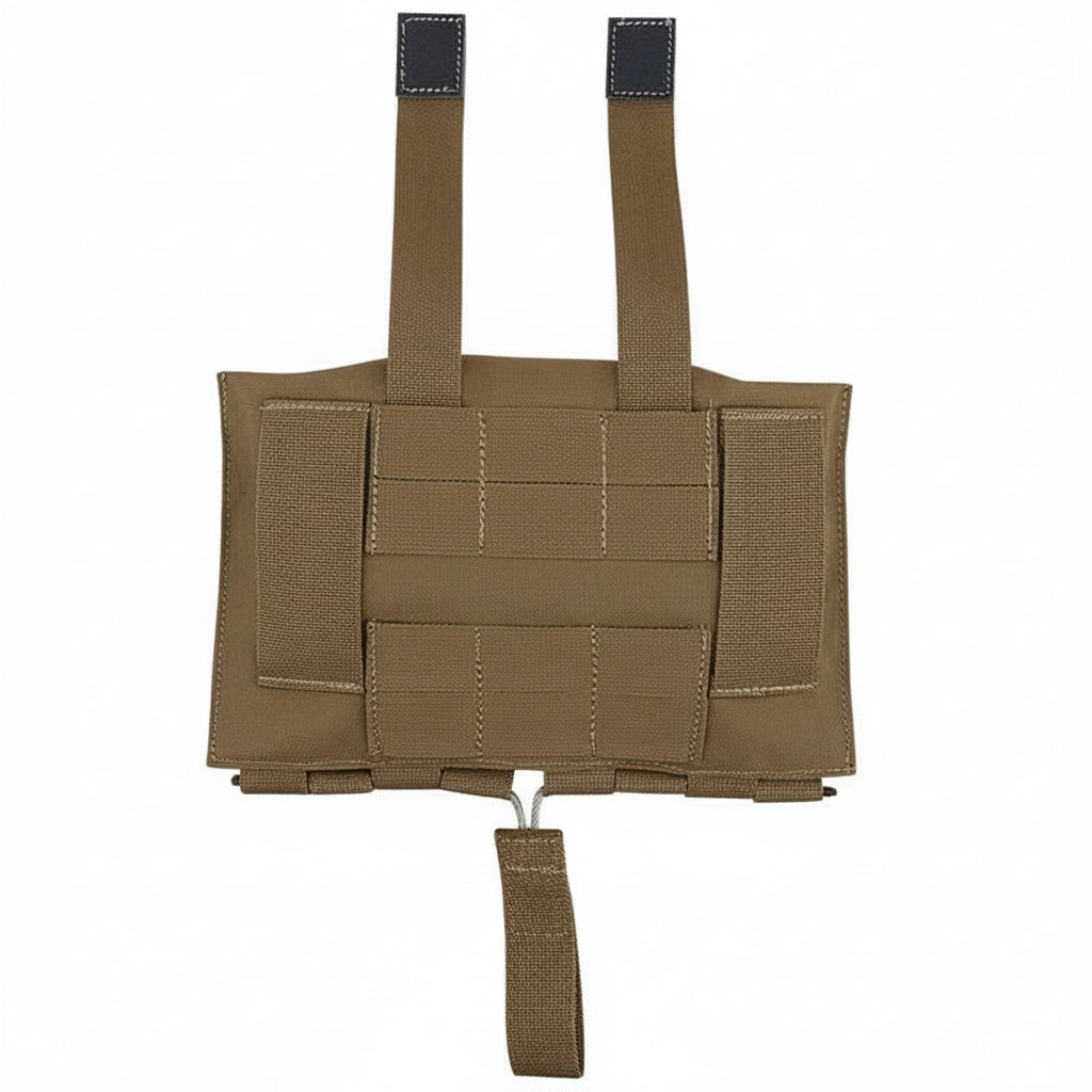 Brown tactical vest with straps on a white background, featuring Krydex logo.