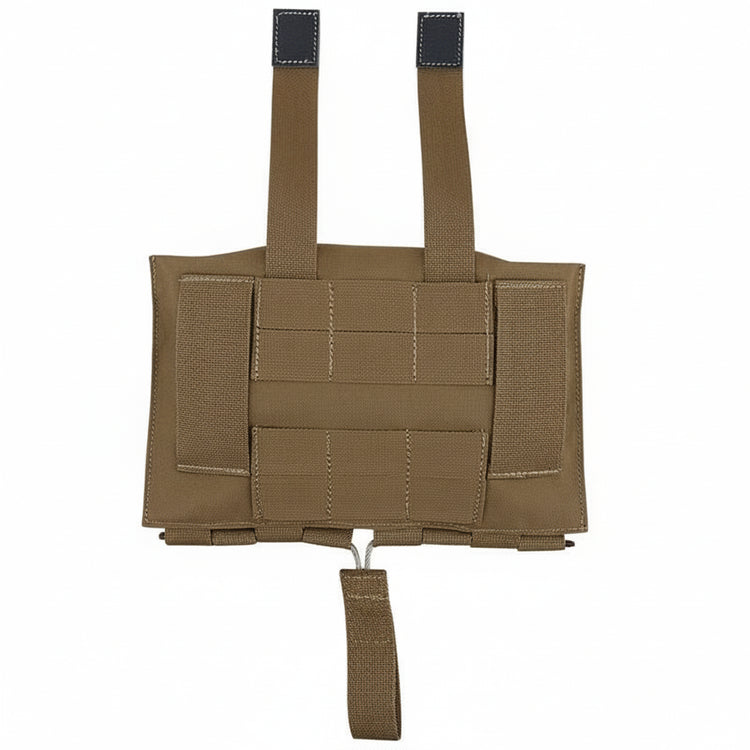 Brown tactical vest with straps on a white background, featuring Krydex logo.