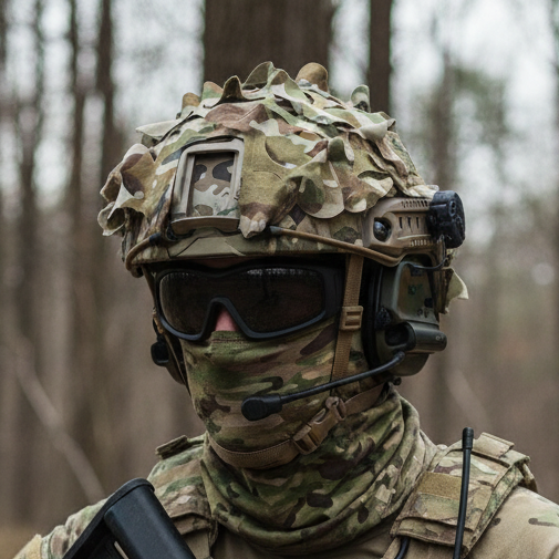 3D Helmet Cover Australian Multicam Pattern (AMC)