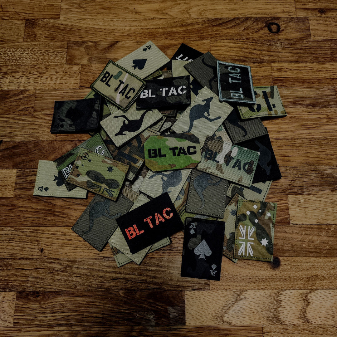 Customised Laser-Cut Call Sign/Info Shoulder Patch - 75x50mm