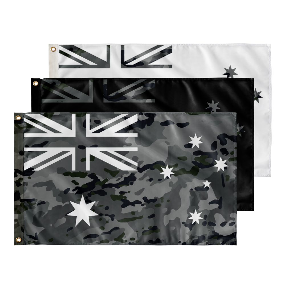 Australian Flag - Navy Camouflage