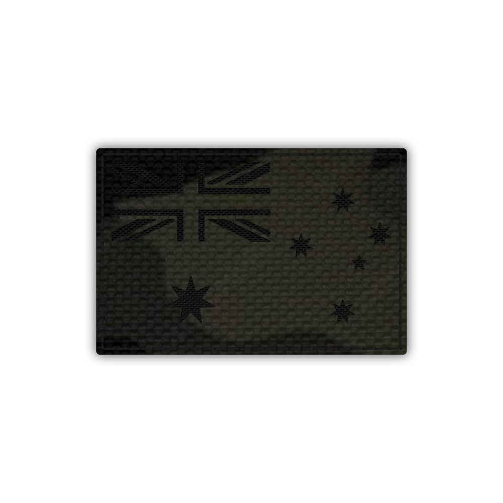 Australia Flag patch Black - LA PATCHERIA Australia Flag patch Black - LA PATCHERIA