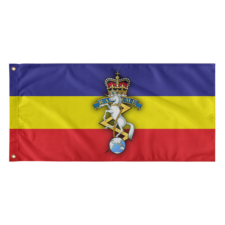 Royal Australian Electrical and Mechanical Engineers (RAEME) Badge Flags - BL TAC