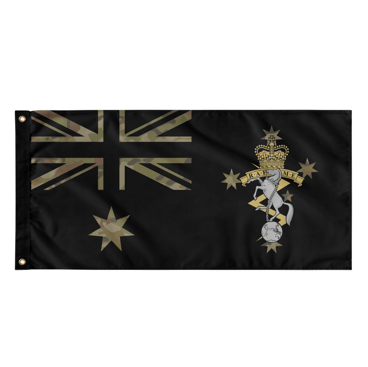 Royal Australian Electrical and Mechanical Engineers (RAEME) Badge Flags - BL TAC