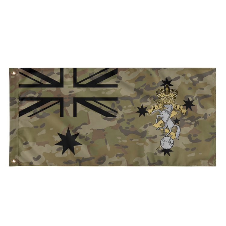 Royal Australian Electrical and Mechanical Engineers (RAEME) Badge Flags - BL TAC