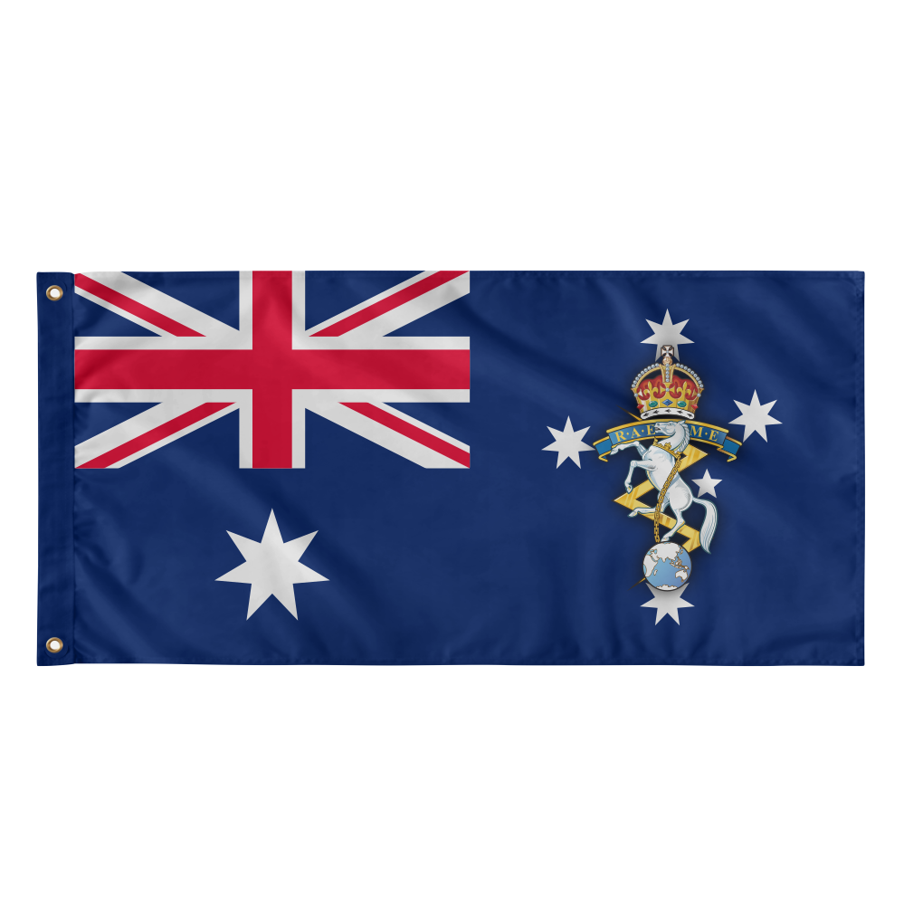 Royal Australian Electrical and Mechanical Engineers (RAEME) Badge Flags