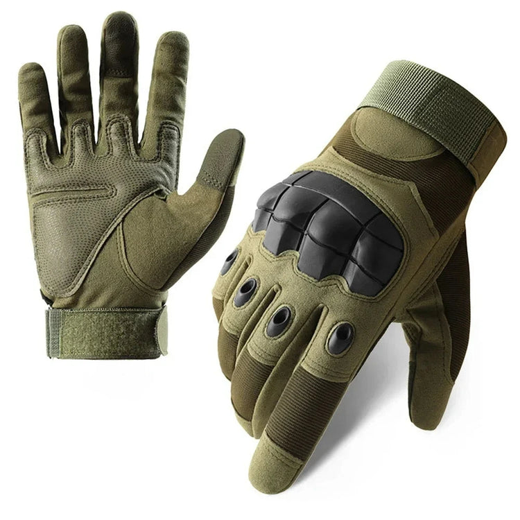 green Touch Screen Medium Knuckle Gloves