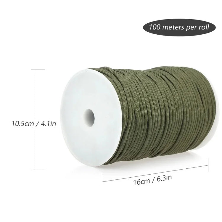 100M 550 Paracord 7 Strand - BL TAC