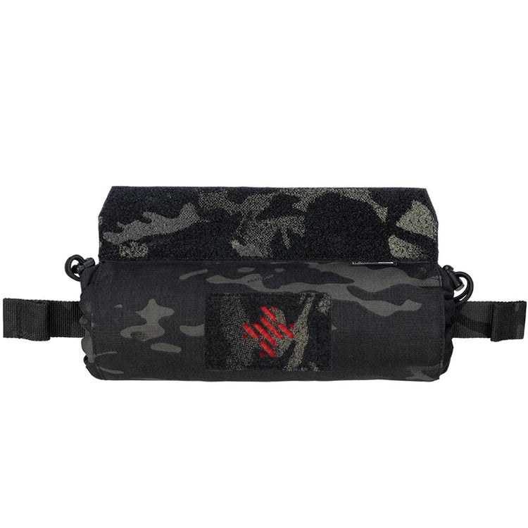 Camouflage pouch with a red logo on a white background, featuring the Toptacpro brand.