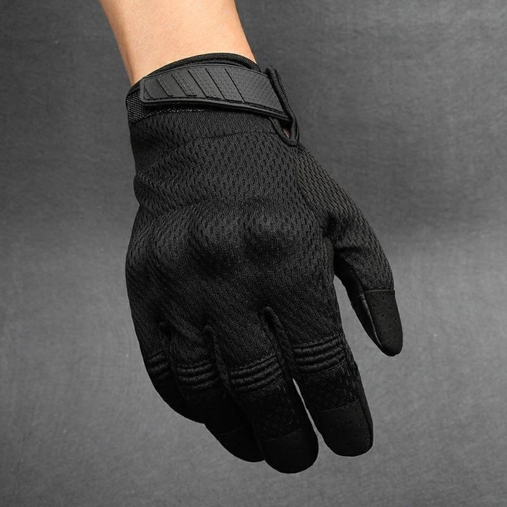 Breathable Touch Screen Hard Knuckle Gloves
