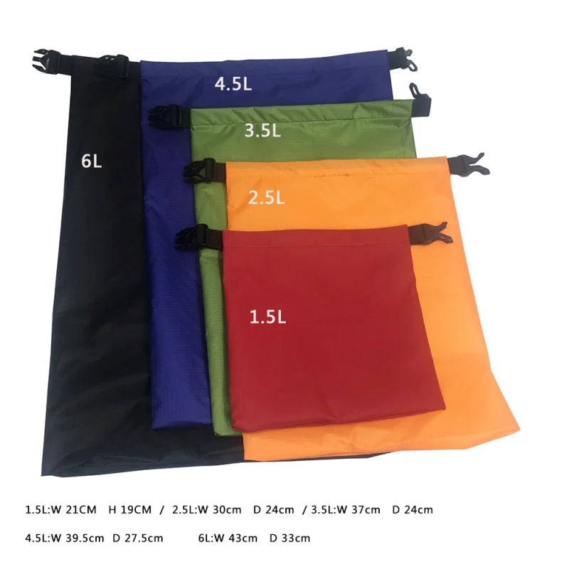 5PCS Waterproof Dry Bag Pack