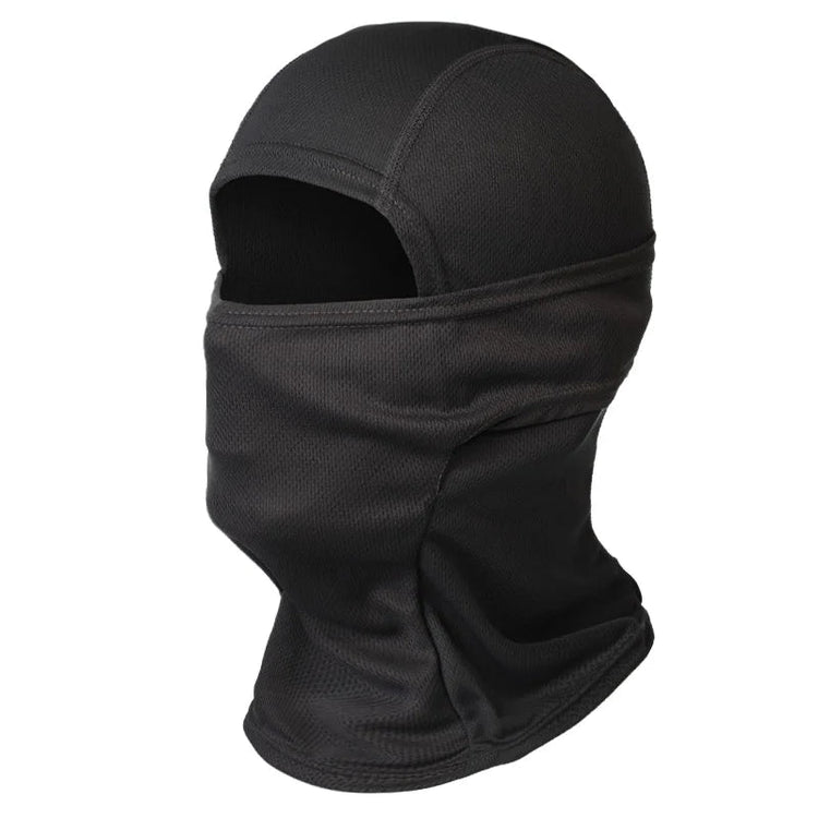 Black balaclava on a white background