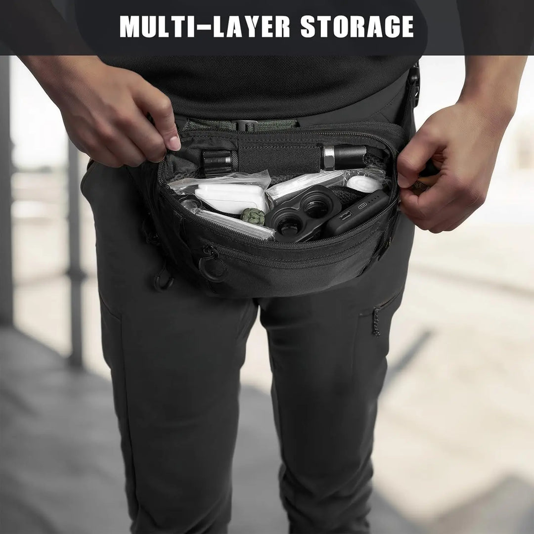 Concealed Carry Fanny Pack w/Adjustable Waist Belt - BL TAC