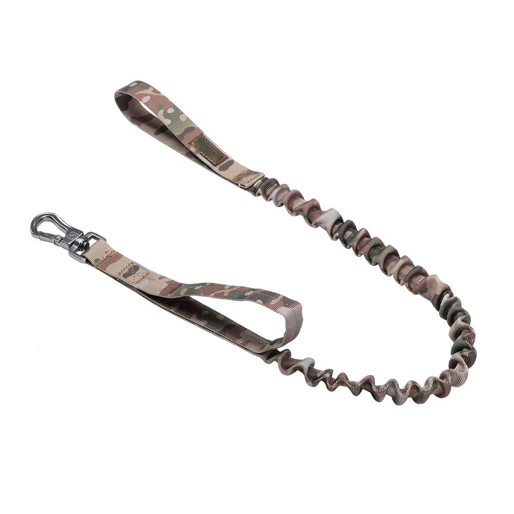 Tactical bungee dog lead in MCP camo