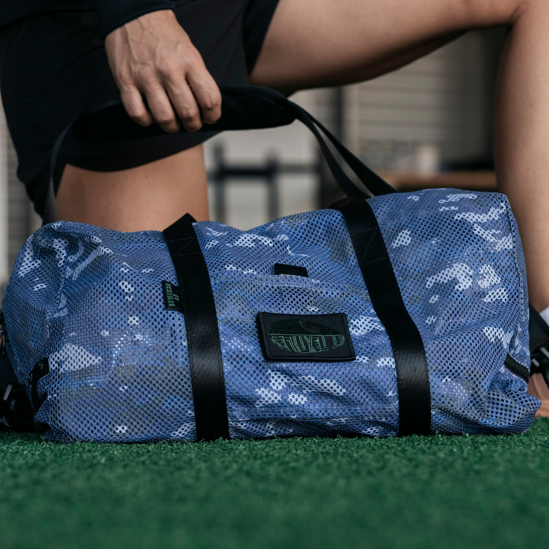 Airforce Blue - Mesh Duffle Bag