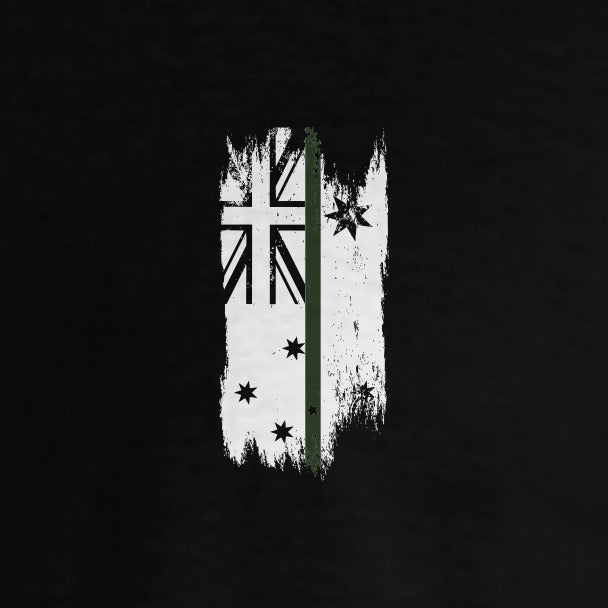 Green Line Australian Flag Shirt
